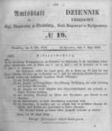Amtsblatt der Königlichen Preussischen Regierung zu Bromberg. 1852.05.07 No.19