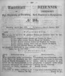 Amtsblatt der K&ouml;niglichen Preussischen Regierung zu Bromberg. 1852.06.04 No.23