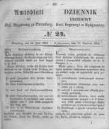 Amtsblatt der K&ouml;niglichen Preussischen Regierung zu Bromberg. 1852.06.11 No.24