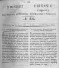 Amtsblatt der K&ouml;niglichen Preussischen Regierung zu Bromberg. 1852.08.13 No.33