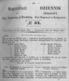 Amtsblatt der K&ouml;niglichen Preussischen Regierung zu Bromberg. 1852.08.20 No.34