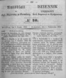 Amtsblatt der K&ouml;niglichen Preussischen Regierung zu Bromberg. 1852.10.01 No.40