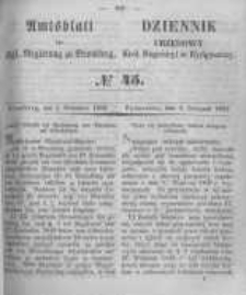 Amtsblatt der K&ouml;niglichen Preussischen Regierung zu Bromberg. 1852.11.05 No.45