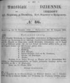 Amtsblatt der K&ouml;niglichen Preussischen Regierung zu Bromberg. 1852.11.12 No.46