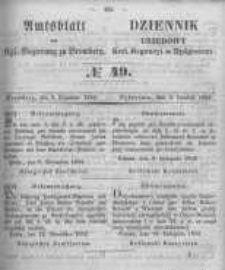 Amtsblatt der K&ouml;niglichen Preussischen Regierung zu Bromberg. 1852.12.03 No.49