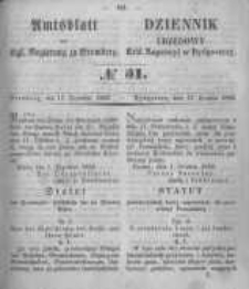 Amtsblatt der K&ouml;niglichen Preussischen Regierung zu Bromberg. 1852.12.17 No.51