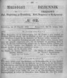 Amtsblatt der K&ouml;niglichen Preussischen Regierung zu Bromberg. 1852.12.24 No.52