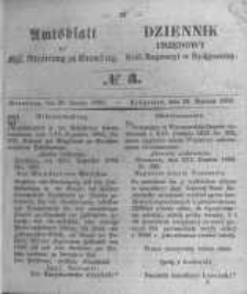 Amtsblatt der K&ouml;niglichen Preussischen Regierung zu Bromberg. 1853.01.21 No.3