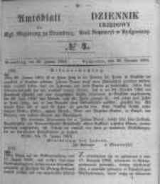 Amtsblatt der K&ouml;niglichen Preussischen Regierung zu Bromberg. 1853.01.28 No.4