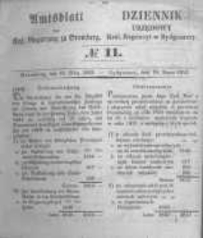 Amtsblatt der K&ouml;niglichen Preussischen Regierung zu Bromberg. 1853.03.18 No.11