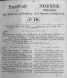 Amtsblatt der K&ouml;niglichen Preussischen Regierung zu Bromberg. 1853.05.06 No.18