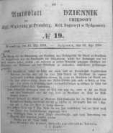 Amtsblatt der K&ouml;niglichen Preussischen Regierung zu Bromberg. 1853.05.13 No.19