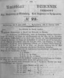 Amtsblatt der K&ouml;niglichen Preussischen Regierung zu Bromberg. 1853.06.03 No.22