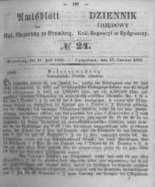 Amtsblatt der K&ouml;niglichen Preussischen Regierung zu Bromberg. 1853.06.17 No.24