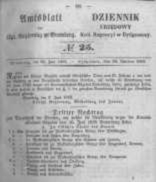 Amtsblatt der K&ouml;niglichen Preussischen Regierung zu Bromberg. 1853.06.24 No.25