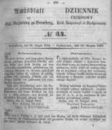 Amtsblatt der K&ouml;niglichen Preussischen Regierung zu Bromberg. 1853.08.26 No.34