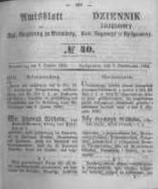 Amtsblatt der K&ouml;niglichen Preussischen Regierung zu Bromberg. 1853.10.07 No.40