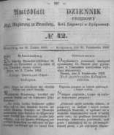 Amtsblatt der K&ouml;niglichen Preussischen Regierung zu Bromberg. 1853.10.21 No.42
