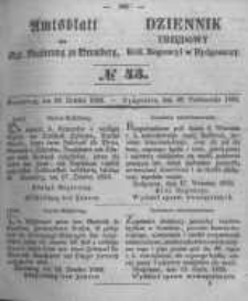 Amtsblatt der K&ouml;niglichen Preussischen Regierung zu Bromberg. 1853.10.28 No.43