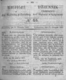 Amtsblatt der K&ouml;niglichen Preussischen Regierung zu Bromberg. 1853.11.11 No.45