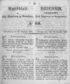 Amtsblatt der K&ouml;niglichen Preussischen Regierung zu Bromberg. 1853.12.16 No.50