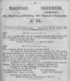 Amtsblatt der K&ouml;niglichen Preussischen Regierung zu Bromberg. 1853.12.23 No.51