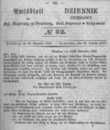 Amtsblatt der K&ouml;niglichen Preussischen Regierung zu Bromberg. 1853.12.30 No.52