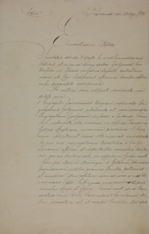Kopia listy arcybp. Floriana Stablewskiego do ks. Bernarda Preibisza z 28.V.1895