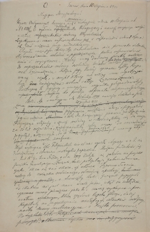 List do arcybp. Floriana Stablewskiego z 10.IX.1900