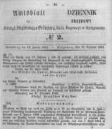 Amtsblatt der K&ouml;niglichen Preussischen Regierung zu Bromberg. 1854.01.13 No.2