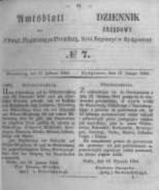 Amtsblatt der K&ouml;niglichen Preussischen Regierung zu Bromberg. 1854.02.17 No.7