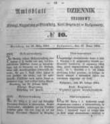 Amtsblatt der K&ouml;niglichen Preussischen Regierung zu Bromberg. 1854.03.10 No.10