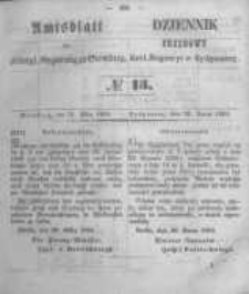 Amtsblatt der K&ouml;niglichen Preussischen Regierung zu Bromberg. 1854.03.31 No.13