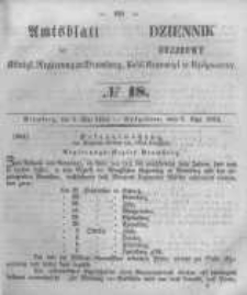 Amtsblatt der K&ouml;niglichen Preussischen Regierung zu Bromberg. 1854.05.05 No.18