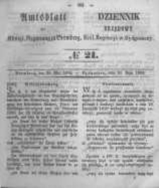 Amtsblatt der K&ouml;niglichen Preussischen Regierung zu Bromberg. 1854.05.26 No.21