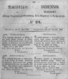 Amtsblatt der K&ouml;niglichen Preussischen Regierung zu Bromberg. 1854.06.16 No.24