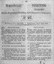 Amtsblatt der Königlichen Preussischen Regierung zu Bromberg. 1854.07.07 No.27