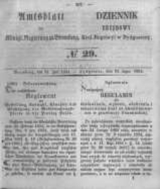 Amtsblatt der Königlichen Preussischen Regierung zu Bromberg. 1854.07.21 No.29