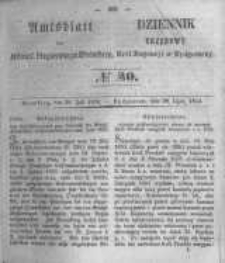 Amtsblatt der K&ouml;niglichen Preussischen Regierung zu Bromberg. 1854.07.28 No.30