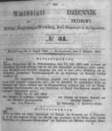 Amtsblatt der K&ouml;niglichen Preussischen Regierung zu Bromberg. 1854.08.04 No.31