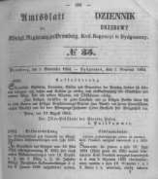Amtsblatt der K&ouml;niglichen Preussischen Regierung zu Bromberg. 1854.09.01 No.35