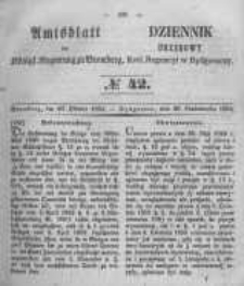 Amtsblatt der K&ouml;niglichen Preussischen Regierung zu Bromberg. 1854.10.20 No.42