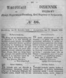 Amtsblatt der K&ouml;niglichen Preussischen Regierung zu Bromberg. 1854.11.17 No.46
