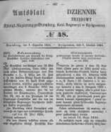 Amtsblatt der Königlichen Preussischen Regierung zu Bromberg. 1854.12.01 No.48