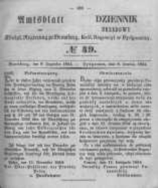 Amtsblatt der K&ouml;niglichen Preussischen Regierung zu Bromberg. 1854.12.08 No.49
