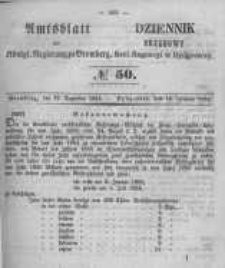 Amtsblatt der Königlichen Preussischen Regierung zu Bromberg. 1854.12.15 No.50