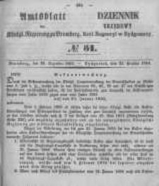 Amtsblatt der K&ouml;niglichen Preussischen Regierung zu Bromberg. 1854.12.22 No.51