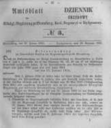 Amtsblatt der K&ouml;niglichen Preussischen Regierung zu Bromberg. 1855.01.19 No.3