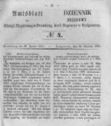 Amtsblatt der K&ouml;niglichen Preussischen Regierung zu Bromberg. 1855.01.26 No.4