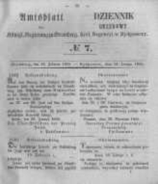 Amtsblatt der Königlichen Preussischen Regierung zu Bromberg. 1855.02.16 No.7